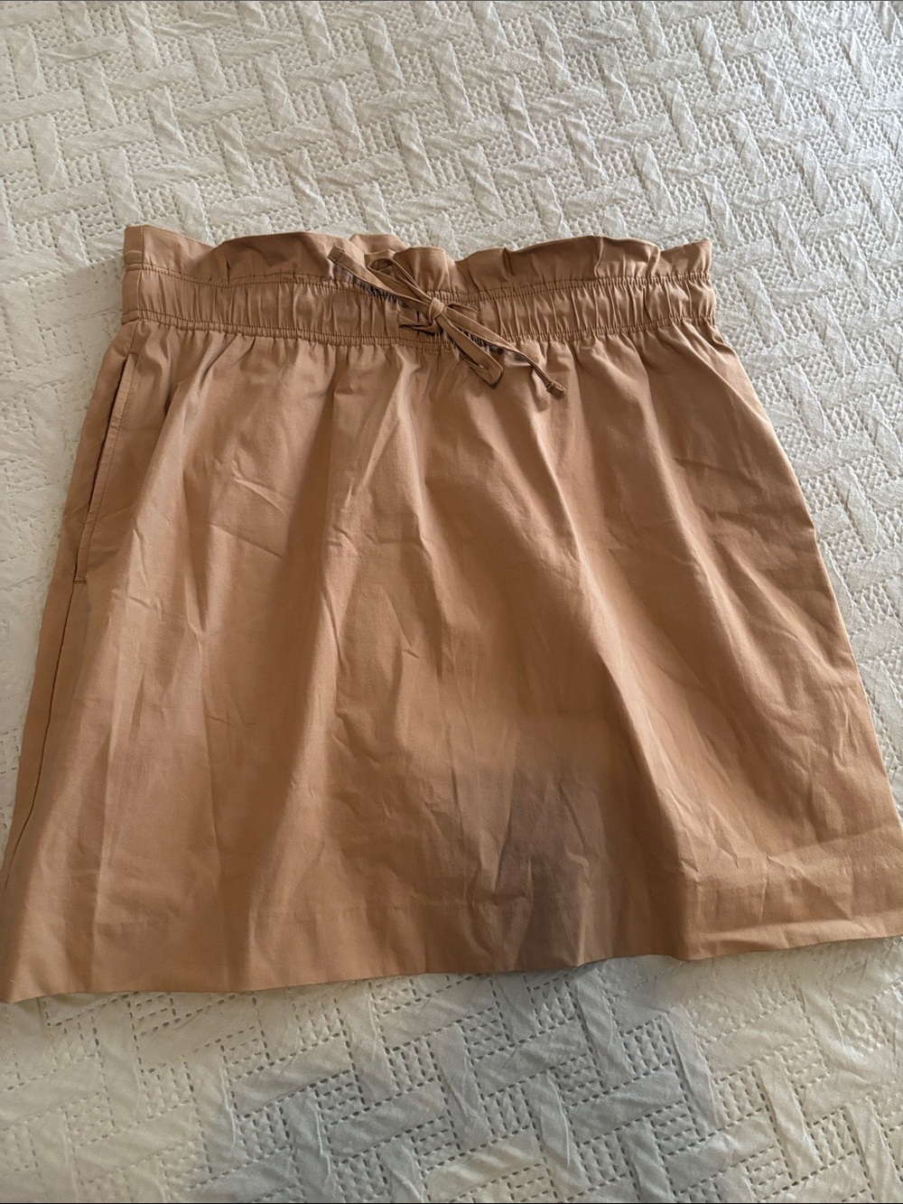 Express: High Waisted Paperbag Mini Skirt, NWT
